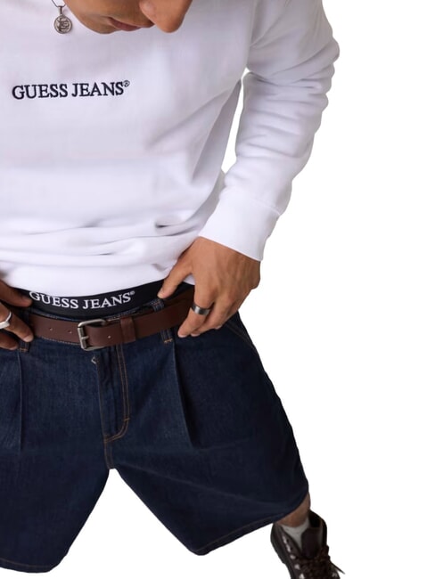 SLIM LOGO Felpa purwhite - Felpe Uomo