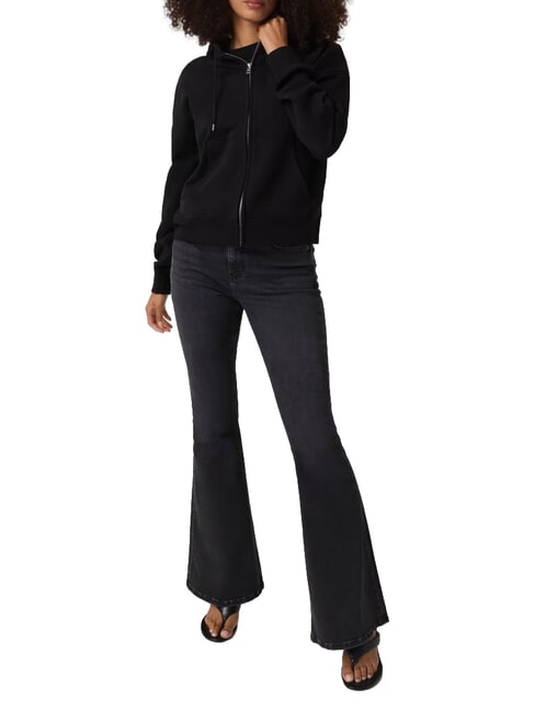 EMBRO Felpa con cappuccio e zip jetbla - Felpe Donna