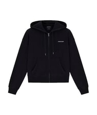 GUESS JEANS EMBRO Felpa con cappuccio e zip jetbla - Felpe Donna - 5