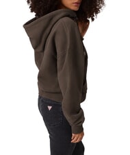 GUESS JEANS EMBRO Felpa con cappuccio e zip - Felpe Donna