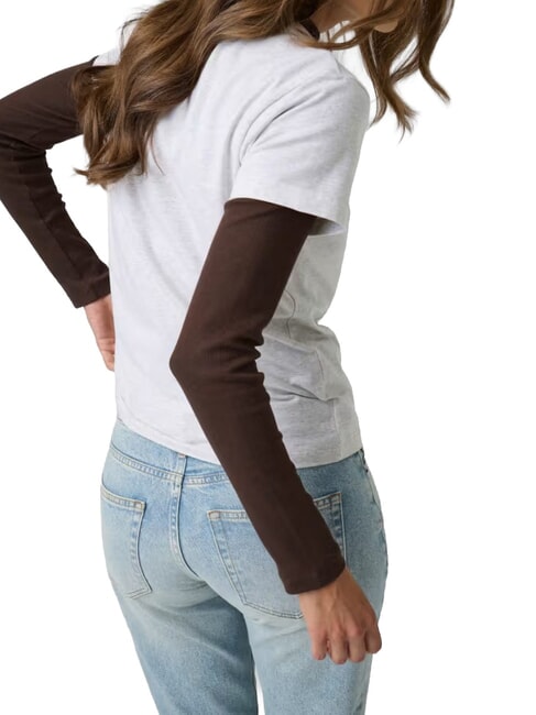 CHERRY REGULAR T-shirt a maniche corte gj lt grey heather - T-shirt e Top Donna