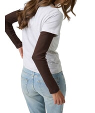 GUESS JEANS CHERRY REGULAR T-shirt a maniche corte gj lt grey heather - T-shirt e Top Donna - 2