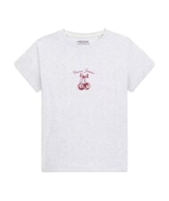 GUESS JEANS CHERRY REGULAR T-shirt a maniche corte gj lt grey heather - T-shirt e Top Donna - 5