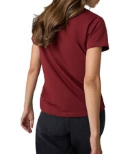GUESS JEANS CHERRY REGULAR T-shirt a maniche corte vineyard red - T-shirt e Top Donna - 2