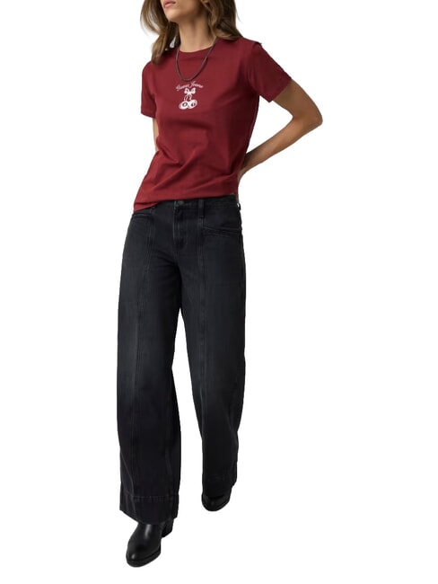 CHERRY REGULAR T-shirt a maniche corte vineyard red - T-shirt e Top Donna