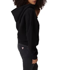 GUESS JEANS EMBRO Felpa con cappuccio e zip jetbla - Felpe Donna - 2