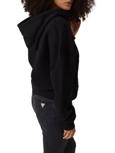 EMBRO Felpa con cappuccio e zip jetbla - Felpe Donna