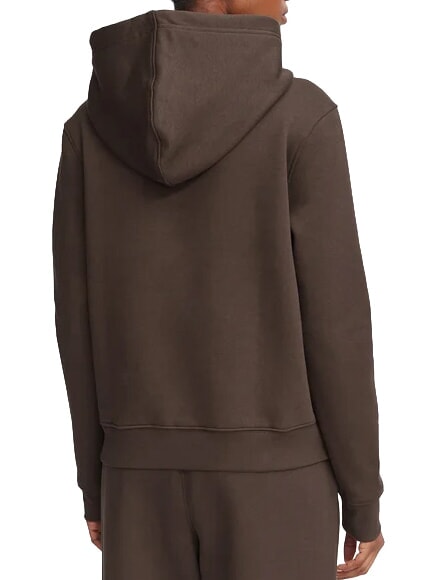 REGULAR MINI Felpa con cappuccio dark coffee - Felpe Donna