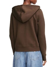 GUESS JEANS REGULAR MINI Felpa con cappuccio e zip - Felpe Donna