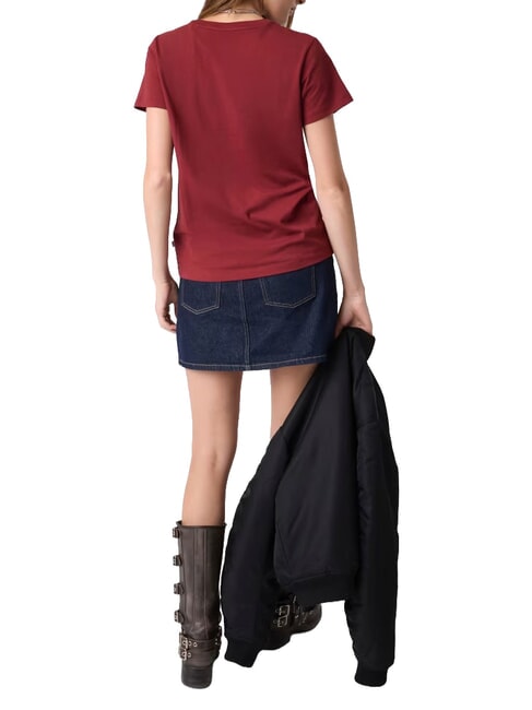TRIANGLE Maglietta in cotone vineyard red - T-shirt e Top Donna
