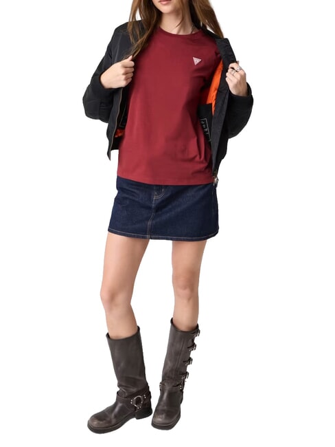 TRIANGLE Maglietta in cotone vineyard red - T-shirt e Top Donna