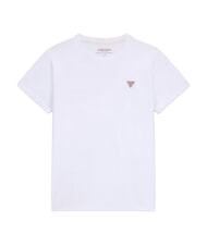 GUESS JEANS TRIANGLE Maglietta in cotone purwhite - T-shirt e Top Donna - 6
