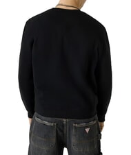 GUESS JEANS SLIM LOGO Felpa jetbla - Felpe Uomo - 2