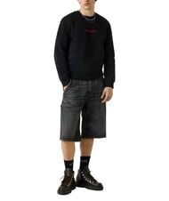 GUESS JEANS SLIM LOGO Felpa jetbla - Felpe Uomo - 3