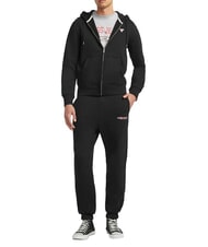 GUESS JEANS SLIM MINI Felpa con zip e cappuccio jetbla - Felpe Uomo - 3