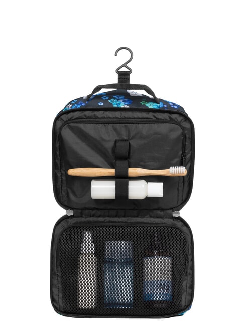 ROAD KIT Beauty case da viaggio con appendino floralbloomblac - Beauty Case