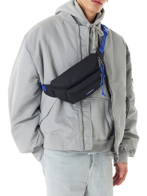 DOGGY BAG Marsupio kontrast black blue - Marsupi