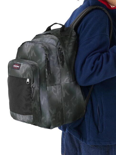 PINNACLE STUDY BUDDY Zaino con tasche e vano porta pc 15.6" letter dyeblack - Zaini Scuola & Tempo Libero