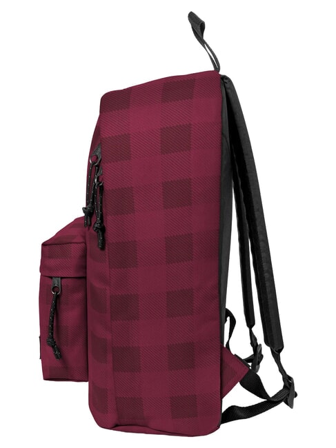 OUT OF OFFICE Zaino porta PC 13" checkerburgundy - Zaini Scuola & Tempo Libero