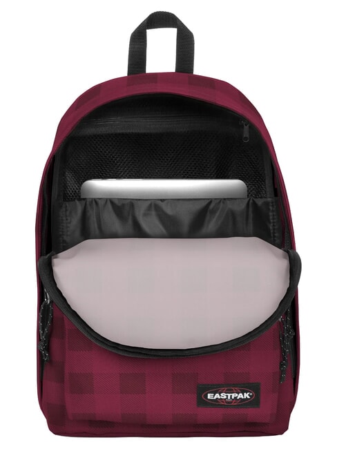 OUT OF OFFICE Zaino porta PC 13" checkerburgundy - Zaini Scuola & Tempo Libero