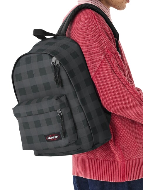 OUT OF OFFICE Zaino porta PC 13" checker grey - Zaini Scuola & Tempo Libero