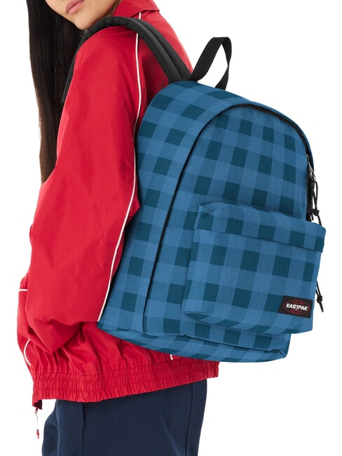 OUT OF OFFICE Zaino porta PC 13" checker blue - Zaini Scuola & Tempo Libero
