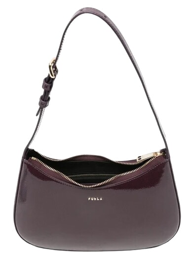 MARGOT Borsa a spalla, in pelle verniciata winter bloom - Borse Donna