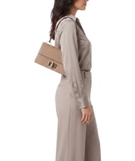 FURLA AMELIA Borsa in pelle a spalla, con tracolla toffee - Borse Donna - 2
