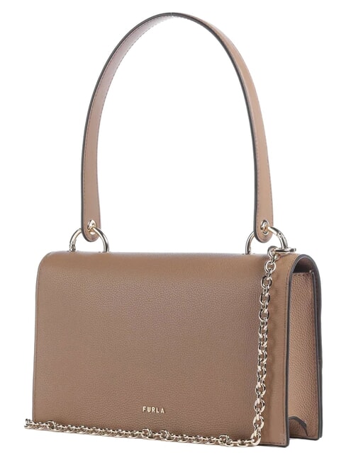 AMELIA Borsa in pelle a spalla, con tracolla toffee - Borse Donna