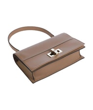 FURLA AMELIA Borsa in pelle a spalla, con tracolla toffee - Borse Donna - 4