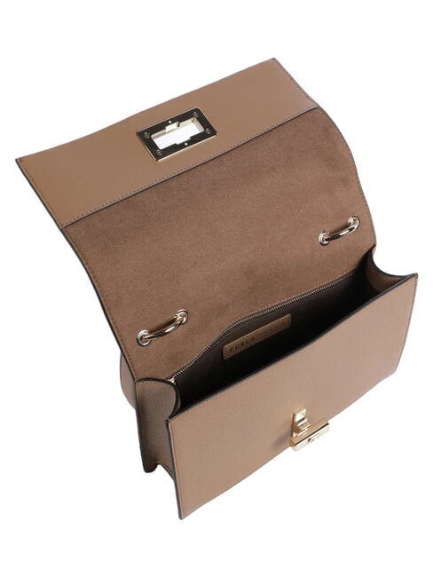 AMELIA Borsa in pelle a spalla, con tracolla toffee - Borse Donna