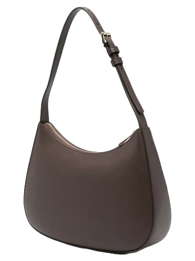 MARGOT Borsa a spalla, in pelle cioccolato - Borse Donna