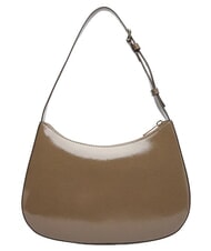 FURLA MARGOT Borsa a spalla, in pelle verniciata muddy gray - Borse Donna - 4