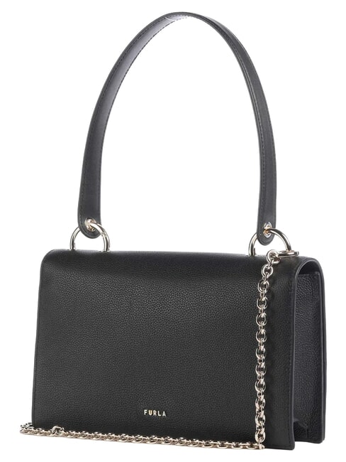 AMELIA Borsa in pelle a spalla, con tracolla Nero - Borse Donna