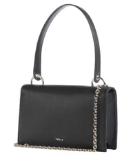 FURLA AMELIA Borsa in pelle a spalla, con tracolla Nero - Borse Donna - 3