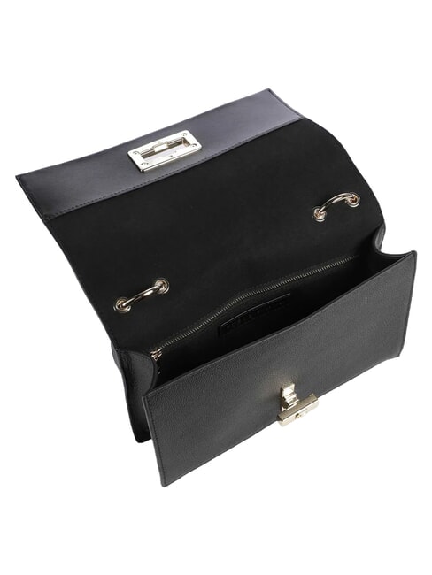AMELIA Borsa in pelle a spalla, con tracolla Nero - Borse Donna