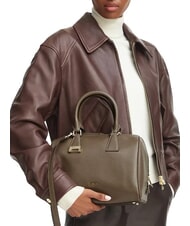 FURLA OLIVIA Bauletto a mano, con tracolla muddy gray - Borse Donna - 2