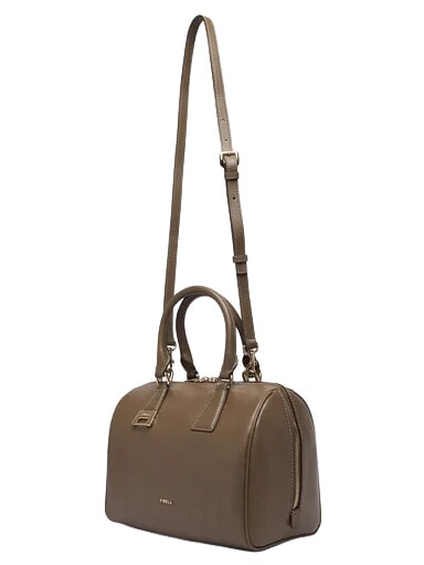 OLIVIA Bauletto a mano, con tracolla muddy gray - Borse Donna