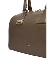 FURLA OLIVIA Bauletto a mano, con tracolla muddy gray - Borse Donna - 7