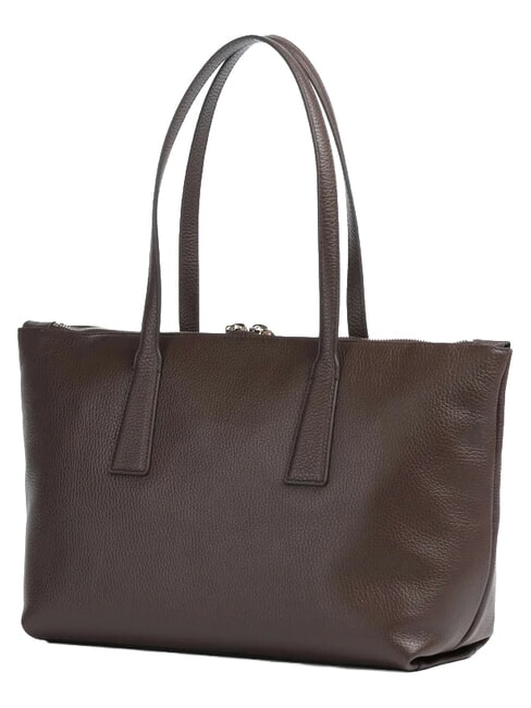 OLIVIA Shopper in pelle espresso - Borse Donna