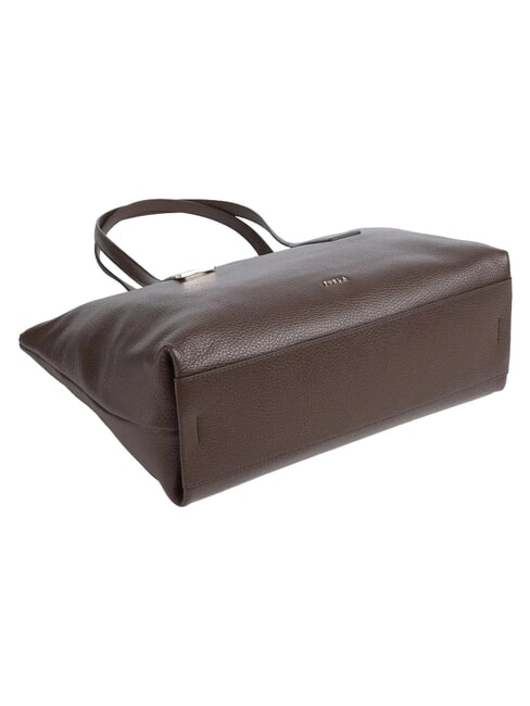 OLIVIA Shopper in pelle espresso - Borse Donna