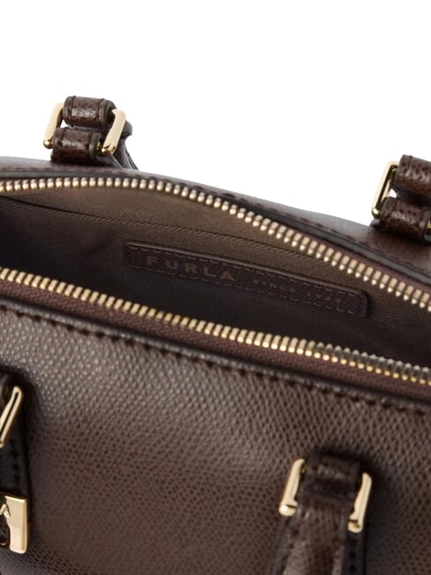 OLIVIA Mini Bauletto con tracolla espresso - Borse Donna