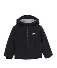 NEW BALANCE CONTRAST PUFFER Giacca con cappuccio nb caviar - Giacche - 3