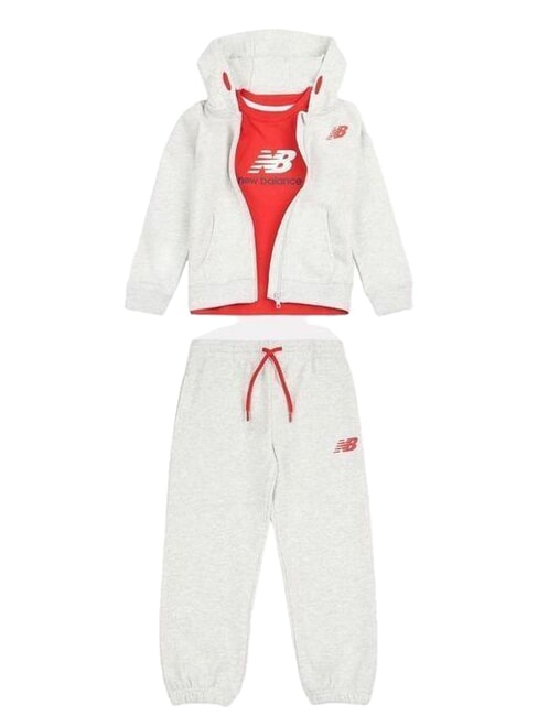 ZIP THRU Kit Bambino ash heather - Felpe