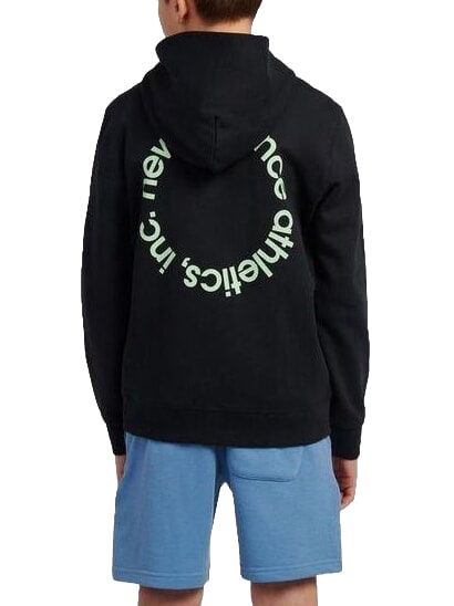 CIRCULAR LOGO Felpa Bambino, Full Zip nb caviar - Felpe