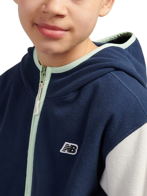 PREMIUM Felpa full zip nb navy - Felpe
