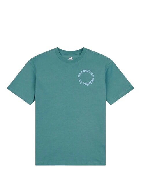 CIRCULAR LOGO T-shirt Bambini, in cotone new spruce - T-shirt