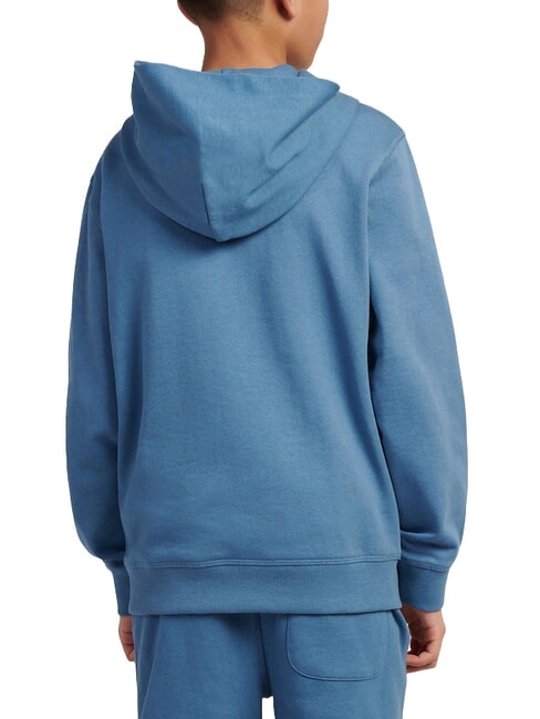 FRENCH TERRY Felpa Bambino, con cappuccio shoreline blue - Felpe