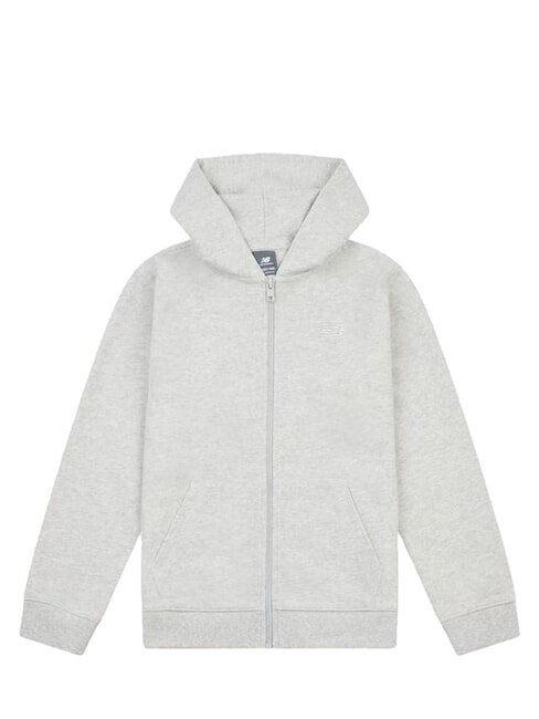 FRENCH TERRY Felpa Bambino, con cappuccio ash heather - Felpe