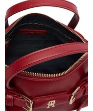 TOMMY HILFIGER TH BUCKLE Borsa a mano, con tracolla autumn red - Borse Donna - 6